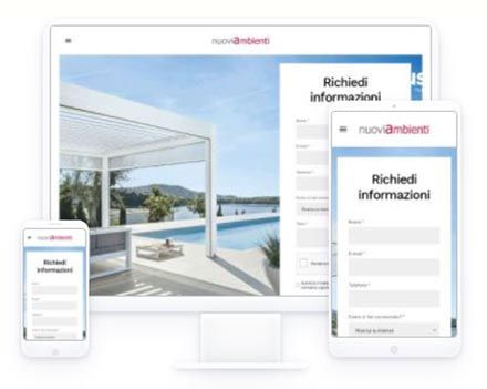 tende da sole nuovi ambienti